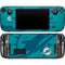 NFL Miami Dolphins Double Vision Steam Deck Handheld Gaming Computer Skin